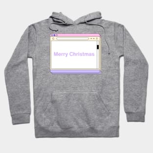 Retro Merry Christmas - Windows Edition Hoodie